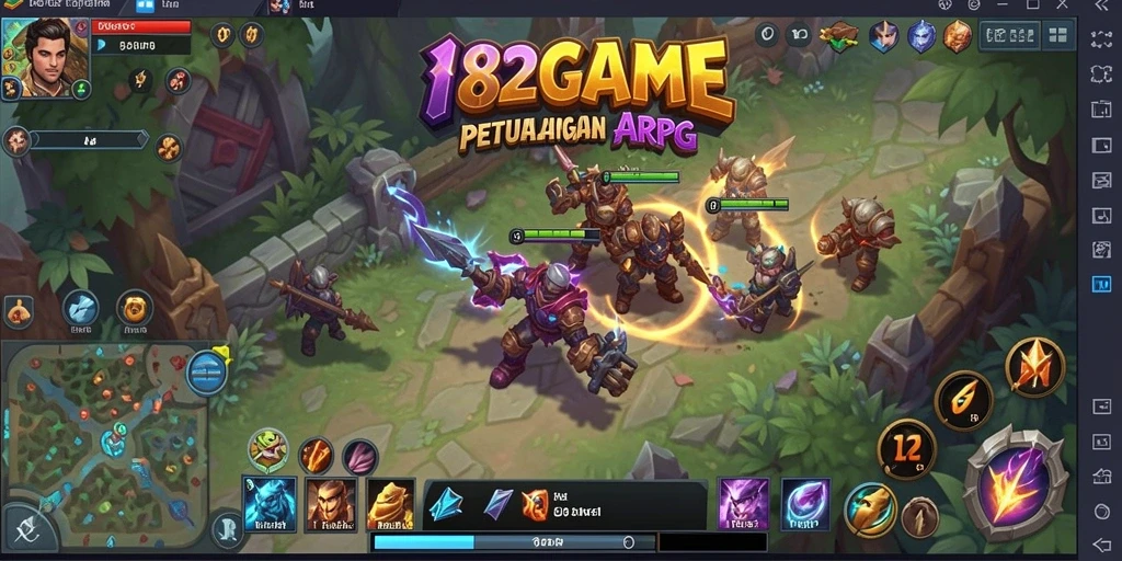 Tampilan menakjubkan dalam pertempuran ARPG di 182GAME.