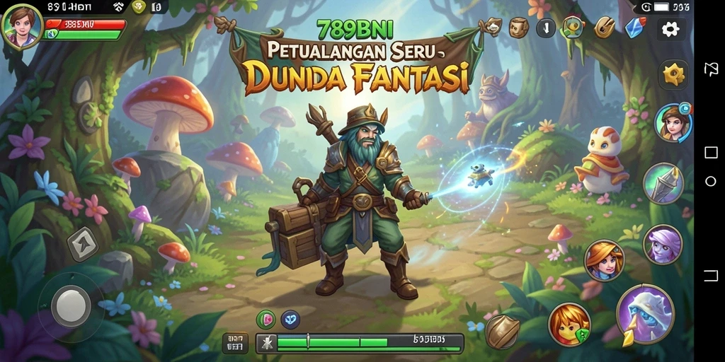 Tampilan gameplay seru di dunia petualangan 789BNI.