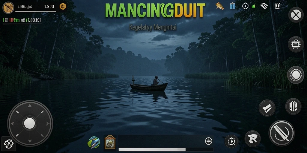 Screenshot gameplay menakutkan di MANCINGDUIT yang menunjukkan suasana menyeramkan.