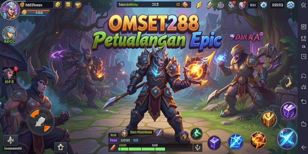 Screenshot gameplay ARPG epic di OMSET288.