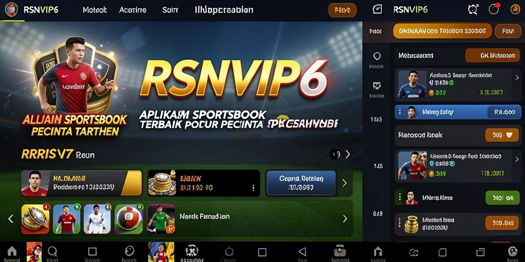 Tampilan antarmuka aplikasi RSNVIP6 yang menarik dan mudah digunakan.
