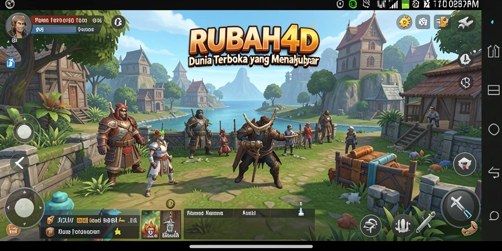 Screenshot gameplay RUBAH4D menampilkan keindahan dunia Open World.