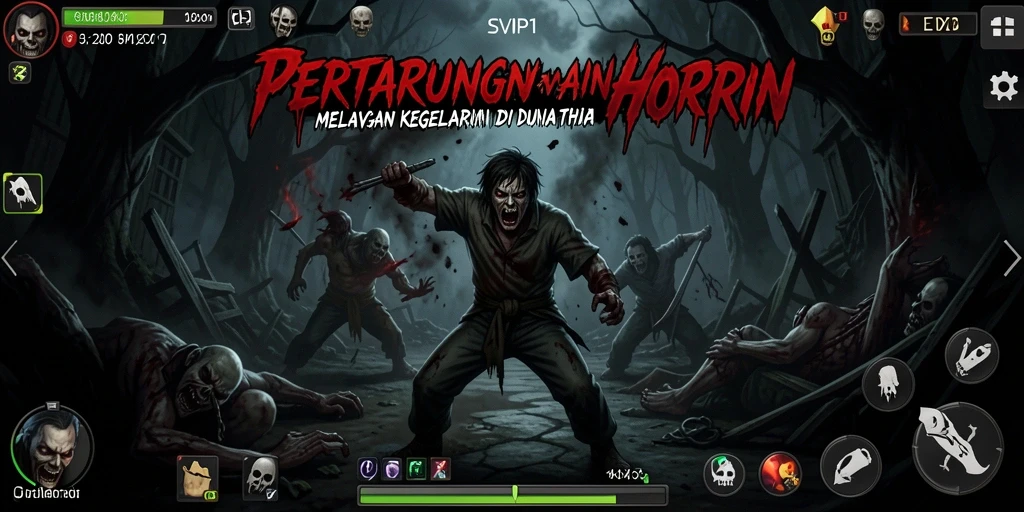 Gameplay menegangkan dari SVIP1 yang penuh dengan elemen horor.